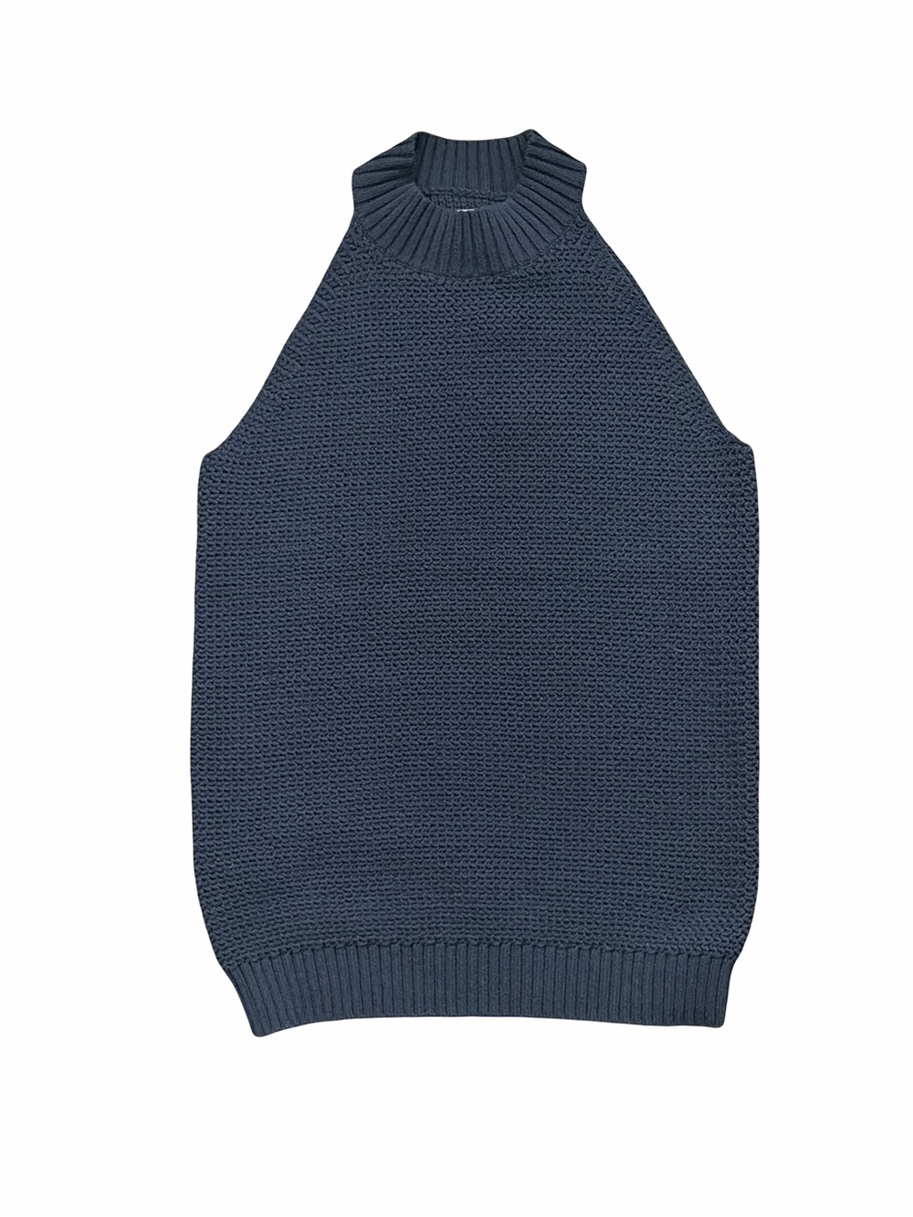 NEW LOFT Navy Knit Sleeveless Sweater